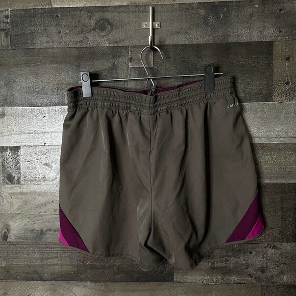 Nike Womens Running Sunburst Shorts Large - Picture 2 of 3